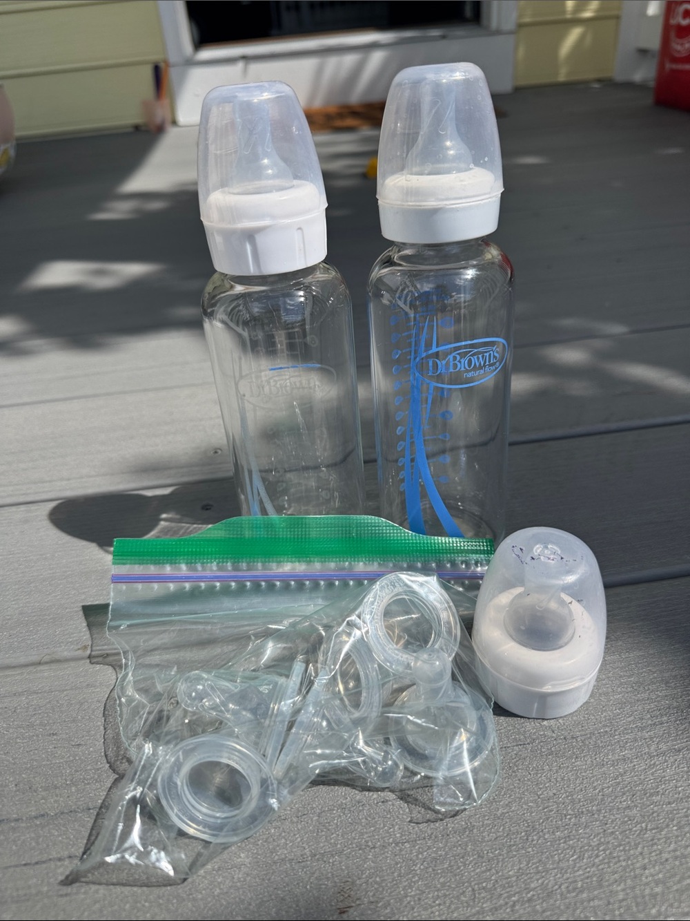 Dr Browns bottles plus nipples